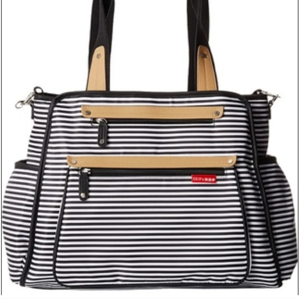 Skip Hop Grand Central Take It All Striped Bag